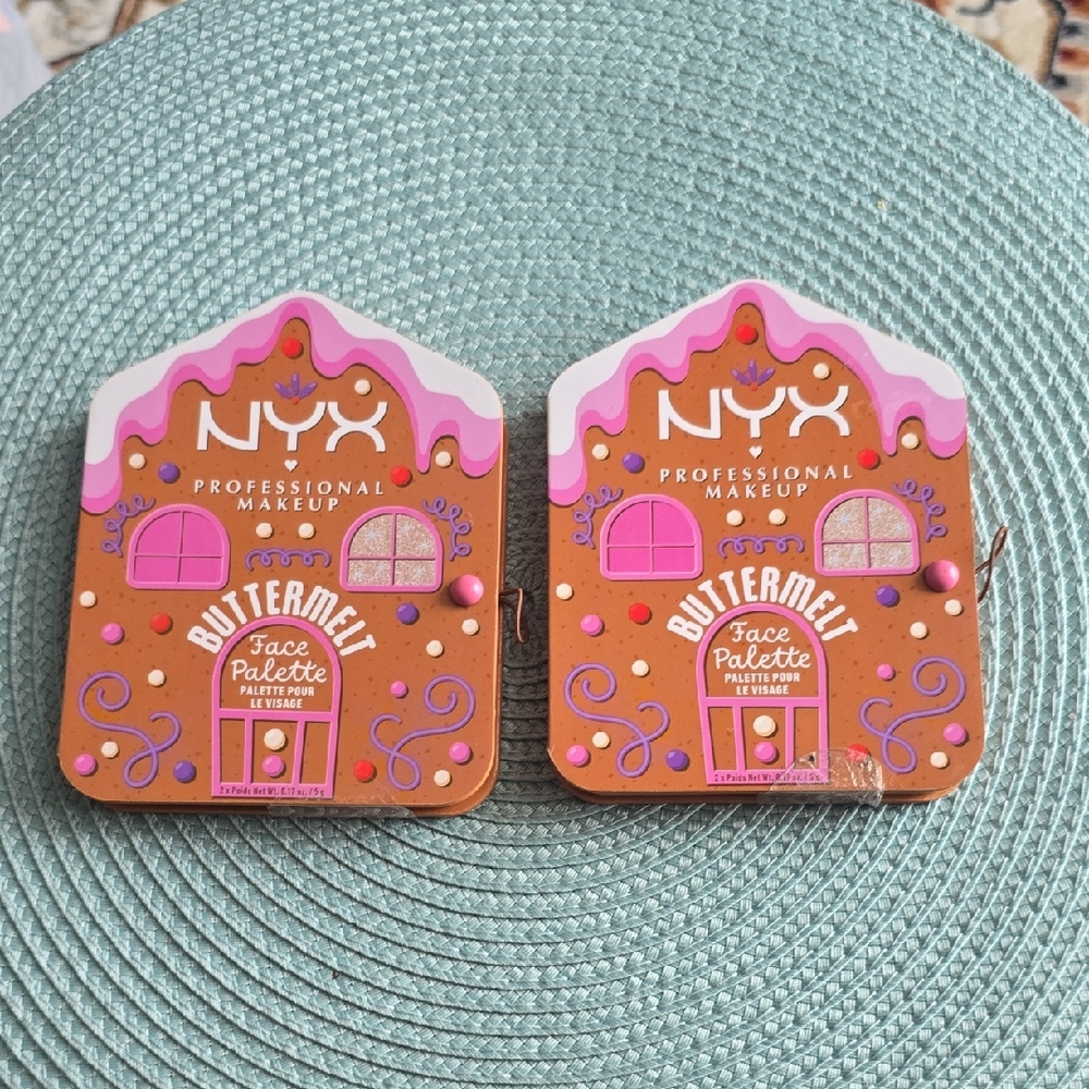 NYX BRAND PROFESSIONAL MAKEUP FACE PALLETTE BUNDLE OF 2